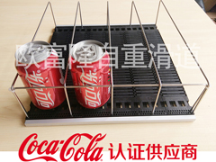 自重滑道轻松解决可乐饮料柜陈列难题